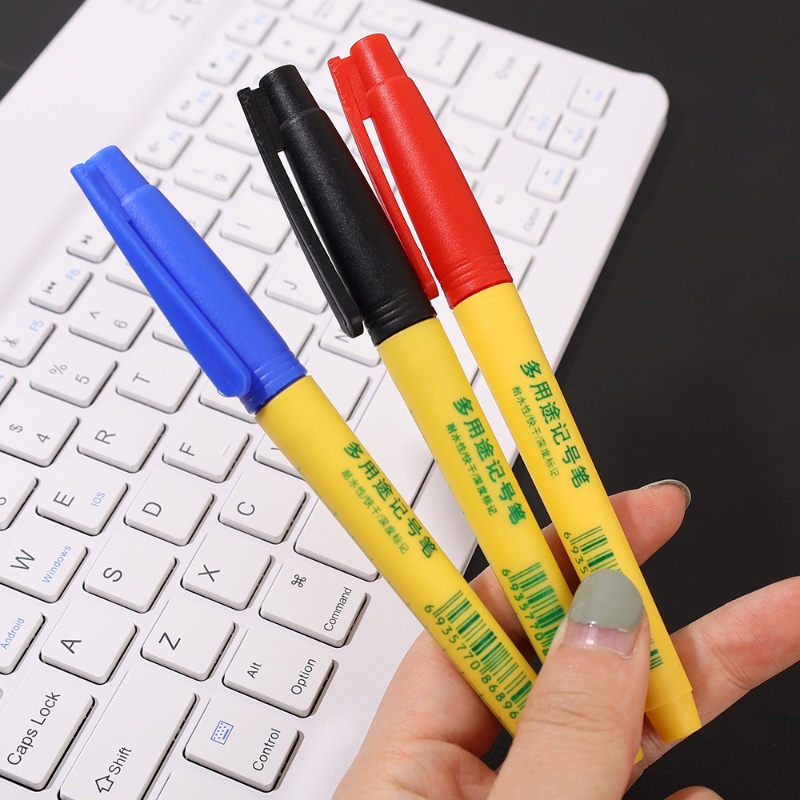 Multifungsi Kepala Panjang Deep Hole Marking Pen Profesional Ubin Keramik Kamar Mandi Deep Mouth Marker Pen Universal Deep Hole Extended Marker Pen