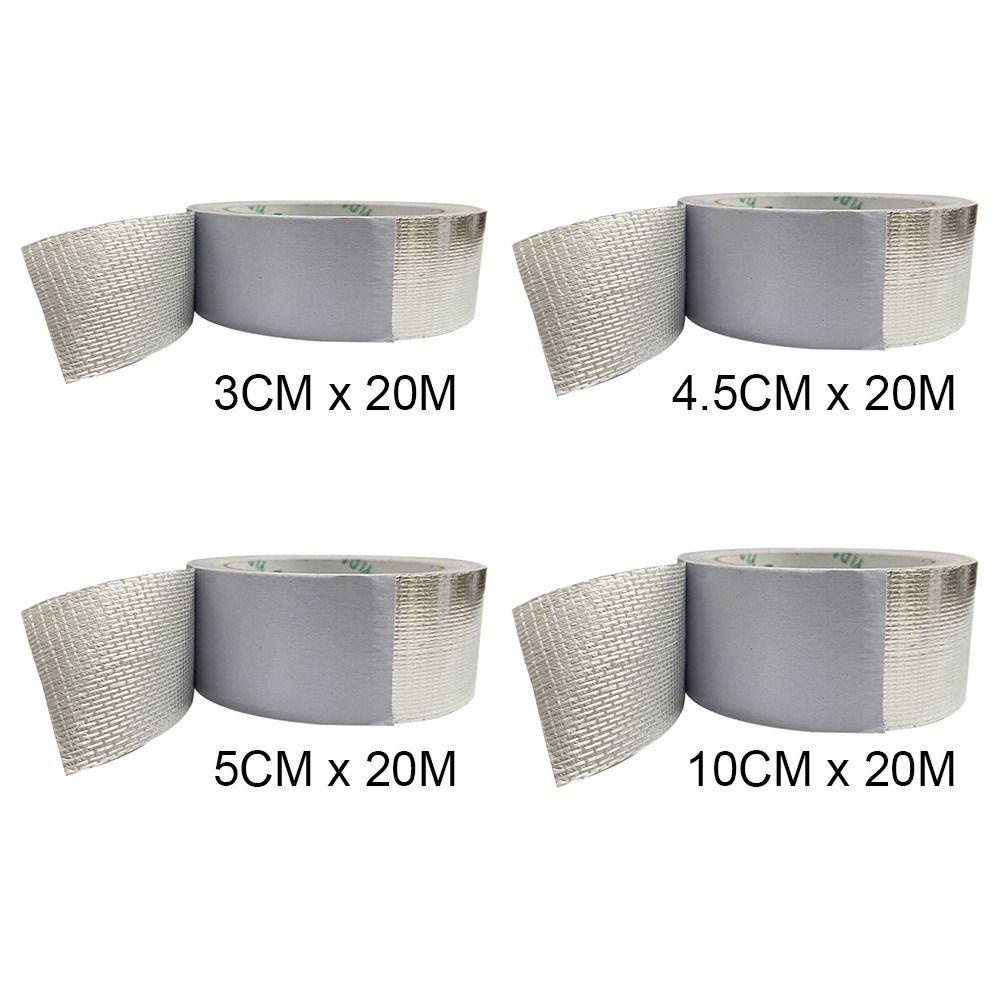 TOP Lakban Aluminium Foil Tape Tahan Perbaikan Rumah Sealing Suhu Tinggi
