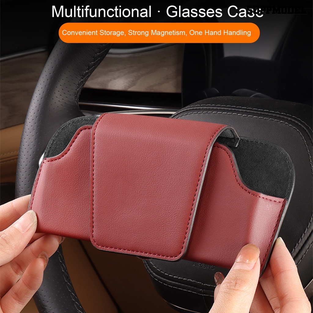 [SM Otomatis] Tempat Kacamata Tutup ic Tahan Air Penyimpanan Universal Auto Eyeglasses Organizer Box Perlengkapan Otomatis