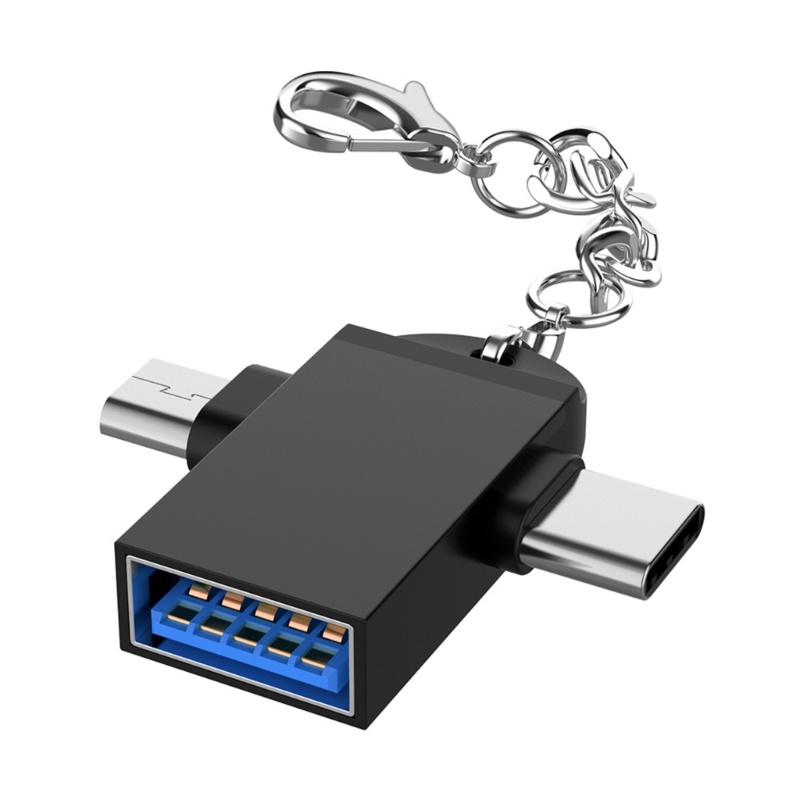 Vivi Adaptor OTG Universal 2in1 USB3 0 Female To Micro USB Male Dan Type-C Male