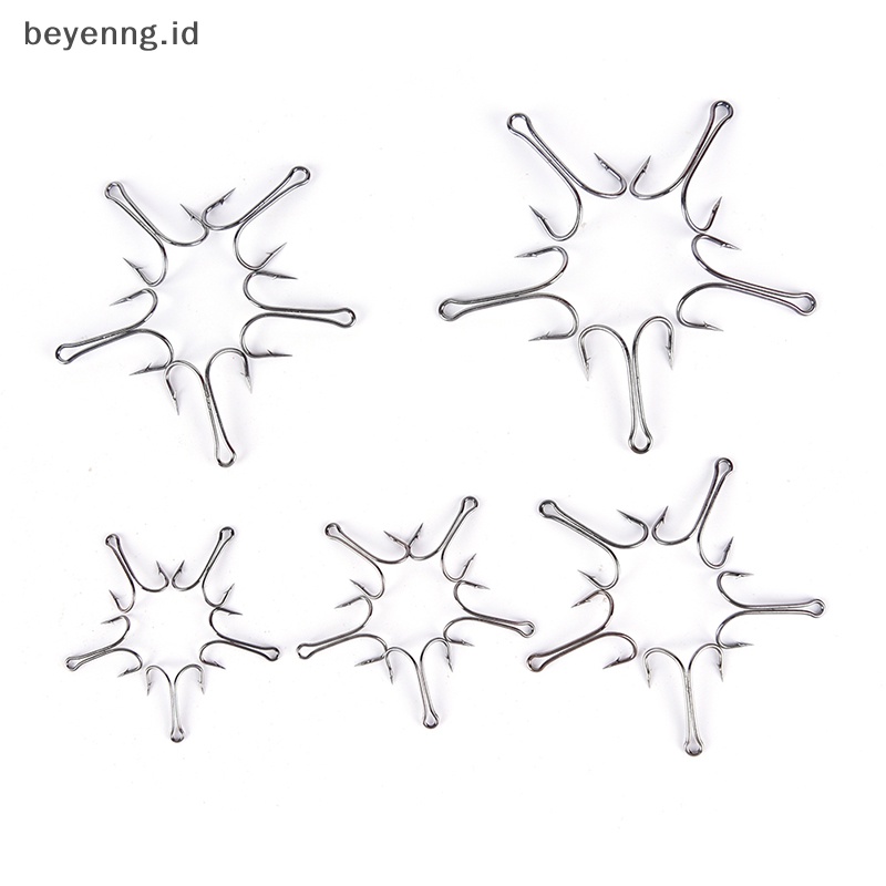 Beyen 50 Pcs Ganda Baja Karbon Tinggi Hitam Memancing Kait Jangkar Ganda Air Asin 50pcs Kait Pancing Ganda Pengikat Lalat Kecil Kait Jangkar Ganda 50pcs Ganda Baja Karbon Tinggi Doubl