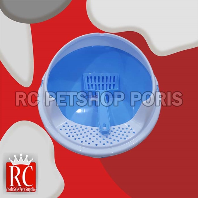 Cat Deluxe Pan / Tempat Pup Kucing Plus Serokan Bak Pasir Kucing