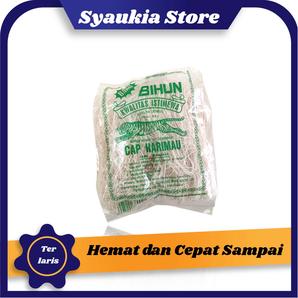 

2 Pcs Bihun Harimau 200GR Mihun Putih