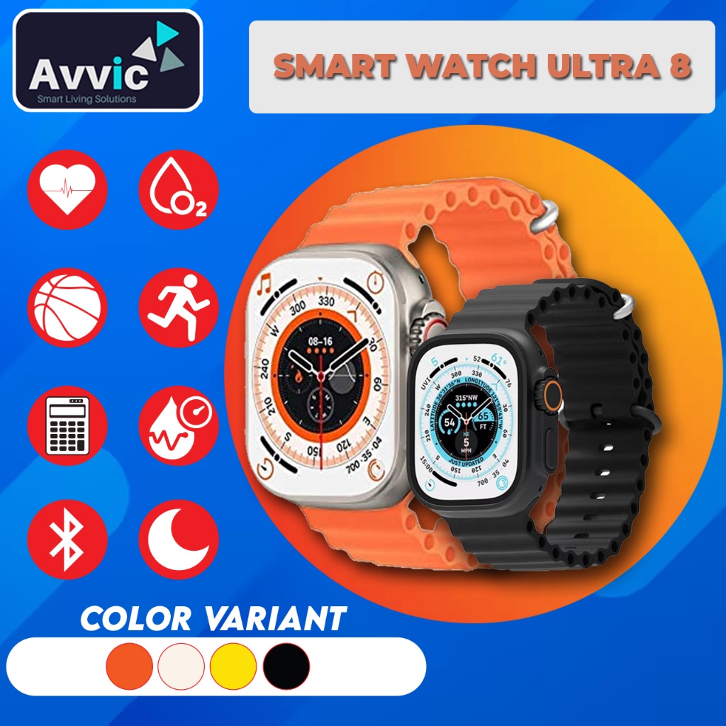 SMARTWATCH Ultra 8 Series8 Jam Tangan Pintar Ultra8 Smart Watch