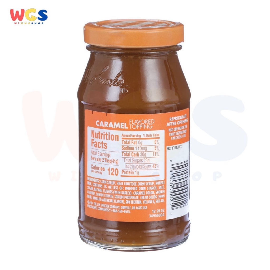 Smuckers Caramel Flavored Topping Sauce 12.25oz 347g