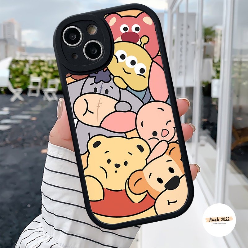 Case Winnie The Pooh Kartun Untuk VIVO Y36 Y21s Y15s Y02 Y35 Y22 Y16 Y12 Y15 Y21 Y11 Y20i Y51 Y20 Y22s Y12i Y20s Y15A Y91 Y30 Y17 Y91C Y21A Y33s V25 Y31 Toy Story Lucu Soft Case