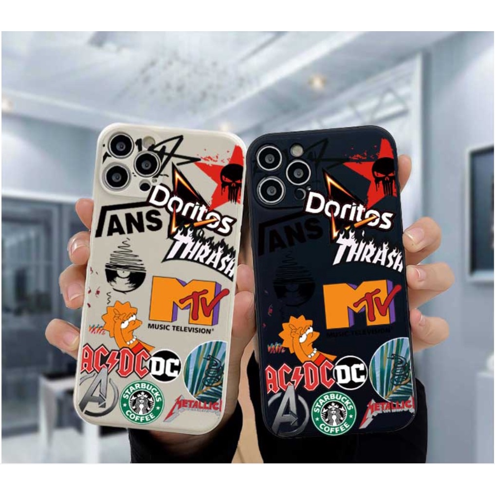 PRINTING LENS PROTECTOR MTV Case iphone 6 6s 7 8 plus x xs xr max 11 12 mini 13 pro max 14