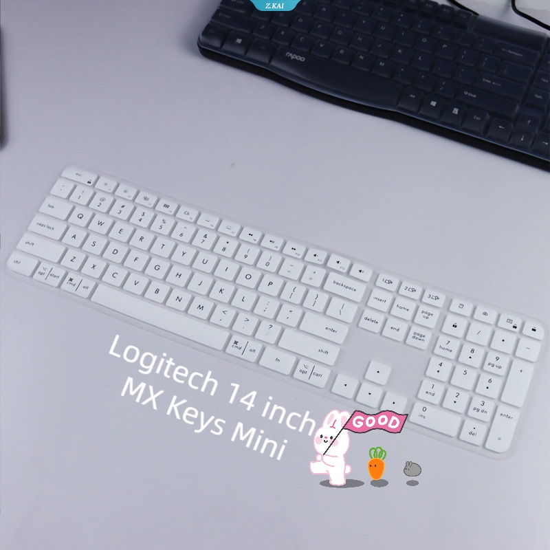 Film Perlindungan Keyboard Komputer Silikon Full Coverage Tahan Air Dan Debu Untuk Logitech 14inci MX Keys Mini Lembut Dan Nyaman Slim Film Keyboard Komputer [ZK]