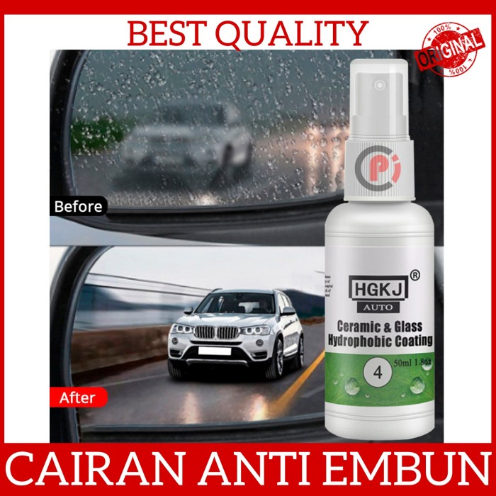 Cairan Anti Embun Hujan Fog Hydrophobic Nano Coating Kaca Body Mobil