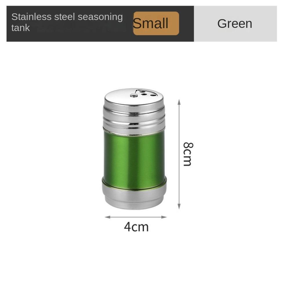 TOP 2pcs Botol Bumbu Rumah Tangga Serbaguna Pencegah Korosi Penutup Berputar Bubuk Jintan Seasoning Tank