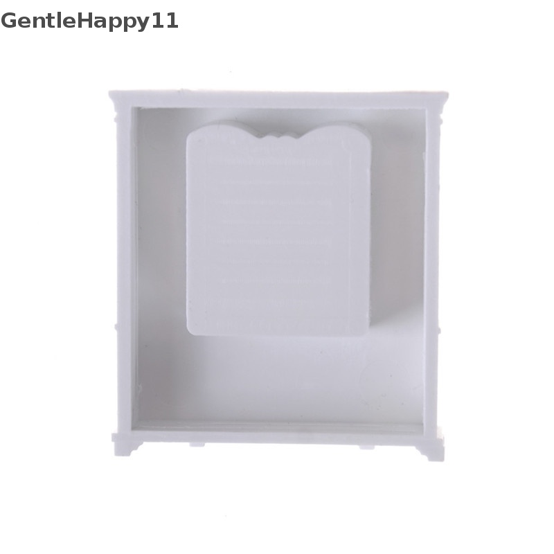 Gentlehappy Furniture Miniatur Rumah Boneka Decor Kabinet Rak Buku Motif Emas id