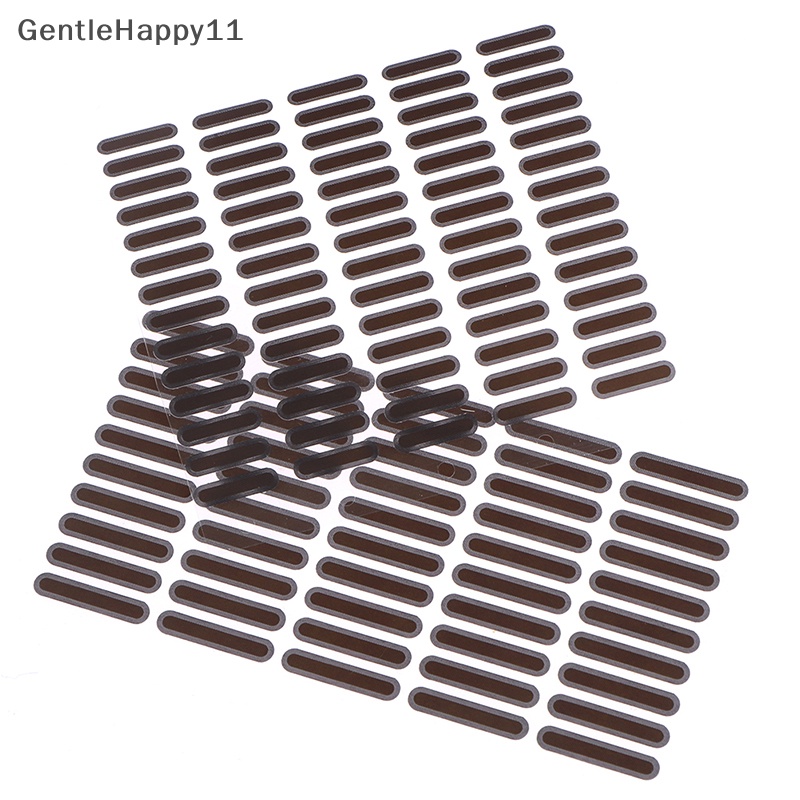 Gentlehappy 50/70pcs Universal Phone Speaker Lubang Suara Net Anti Debu Bukti Mesh Stiker id