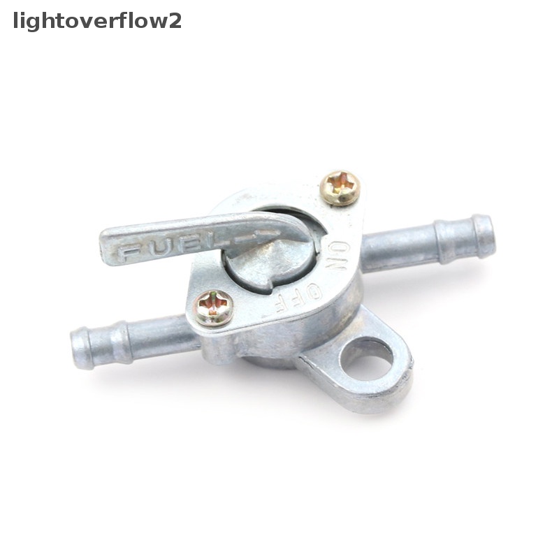 [lightoverflow2] Saklar ON/OFF Tap Bahan Bakar Bensin Inline Aluminium 50cc 110cc 125cc Pit Kotoran Untuk Motor Sepeda High Quality R06 [ID]