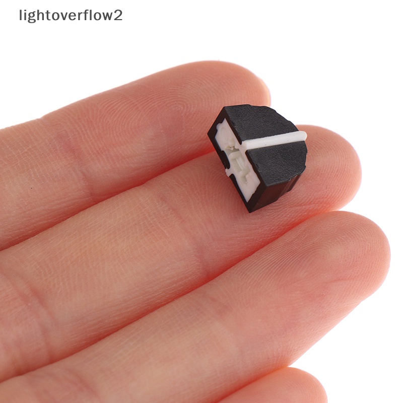 [lightoverflow2] 10pcs DBX2231 Equalizer Fader Cap 11MMX9MM Lubang 4MM Potensiometer Fader Knob Cap [ID]