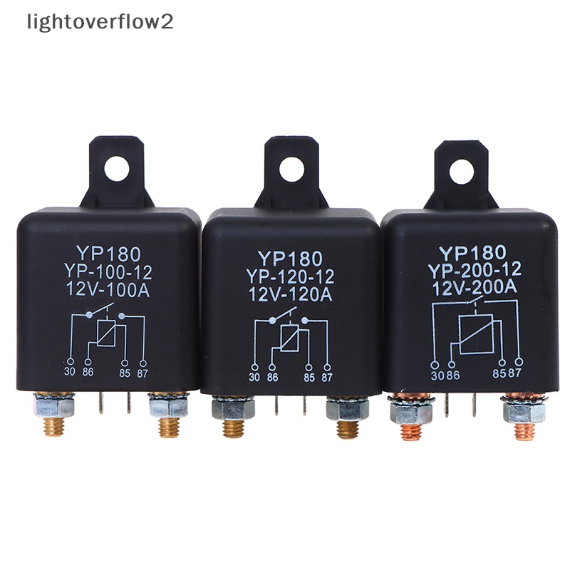 [lightoverflow2] Starg Relay 200A 100A 12V/24V Power Otomotif Heavy Current Start Relay [ID]