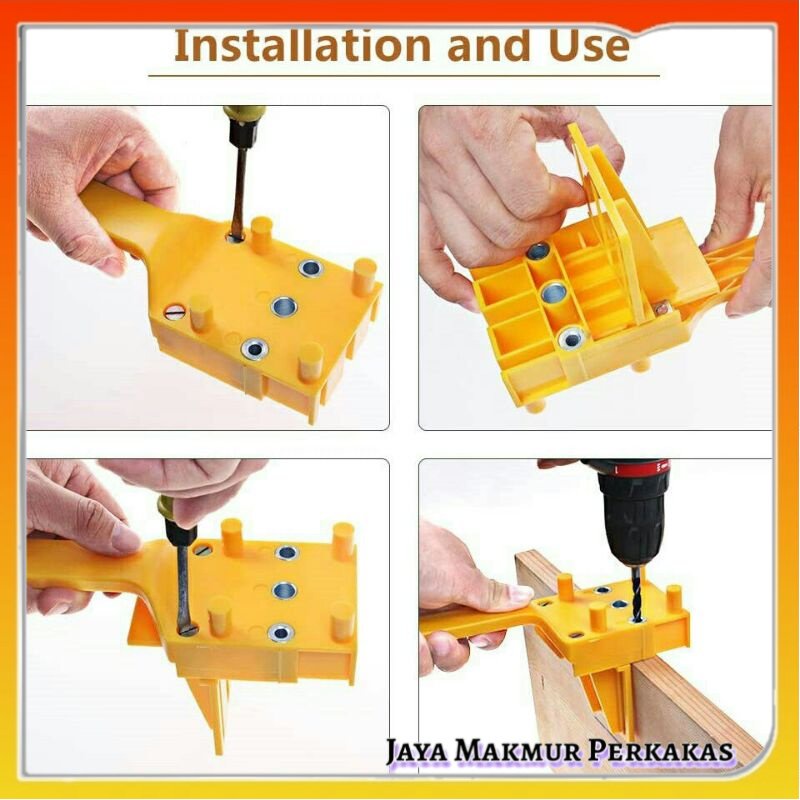 RDeer Pelubang Kayu Genggam Woodworking Punch Hole Locator