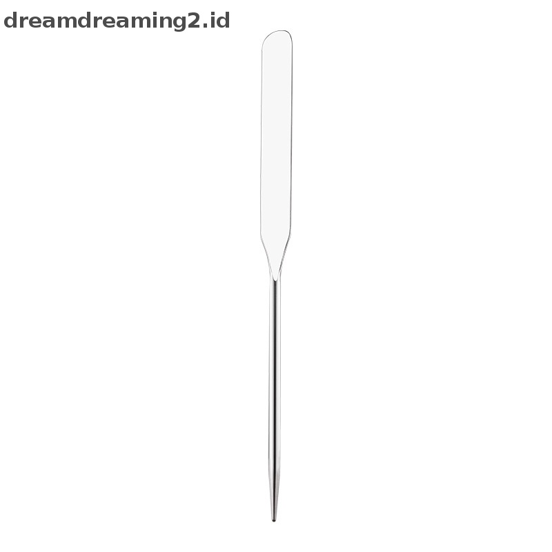 (drea) Spatula Toner Makeup Stainless Steel Mixing Stick Foundation Alat Pencampur Krim//