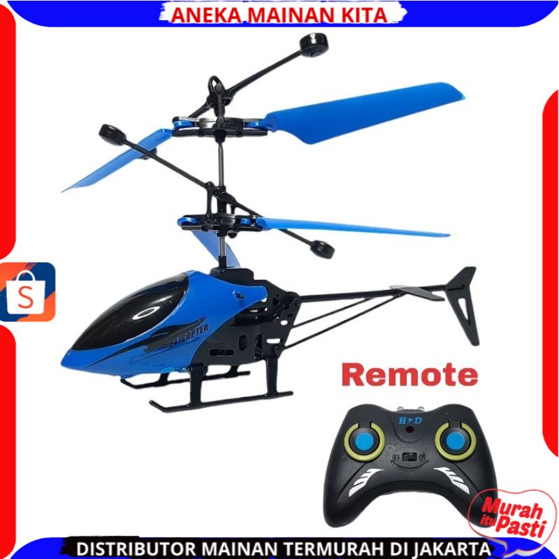 Mainan Helikopter Remote Control R/C Mainan Helikopter SNI Mainan Anak Helicopter Termurah New