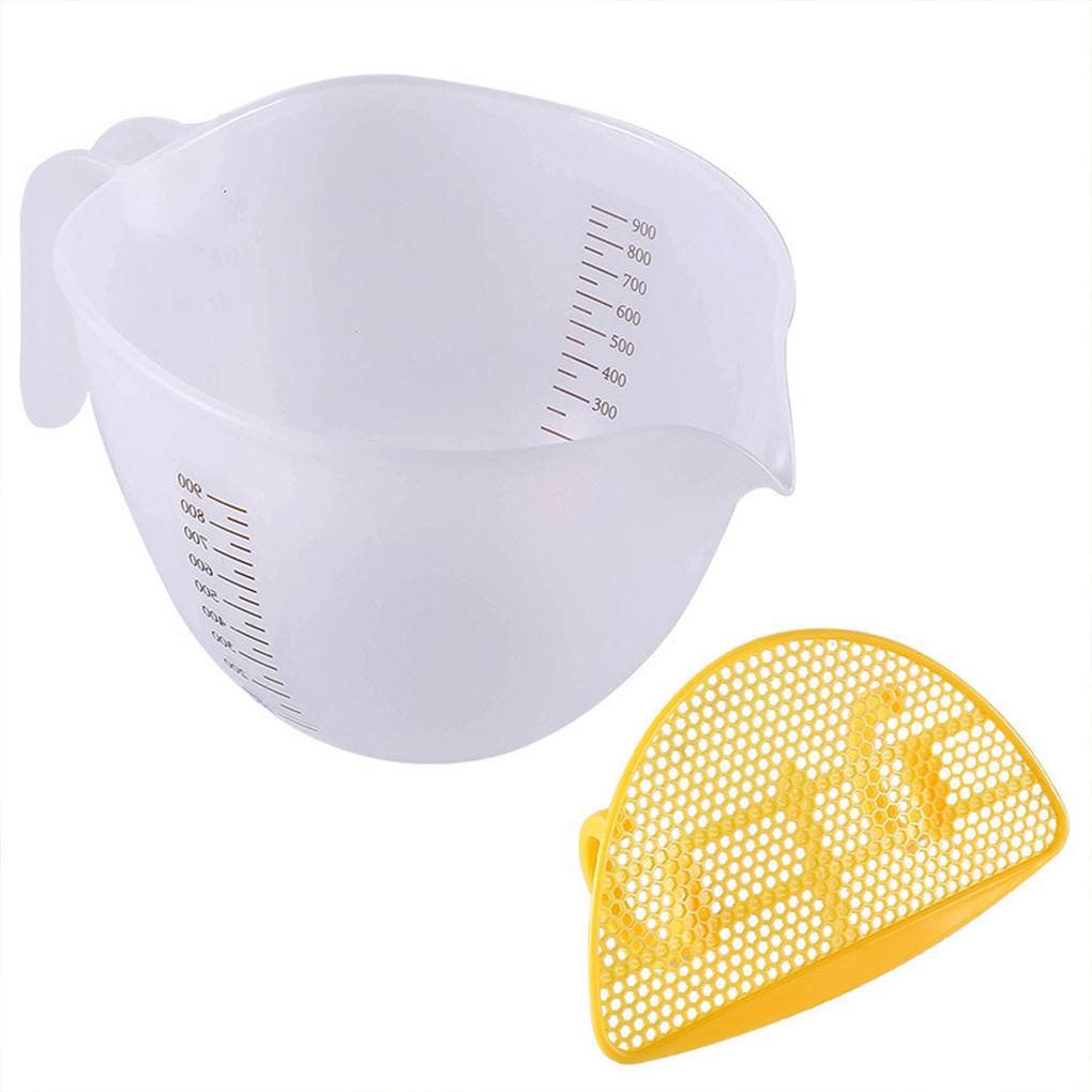 Gelas Ukur Measuring Cup Jug Filter Bowl Baking Tools Kenyamanan Operasi Sederhana Akurasi Skala Bening Profesional