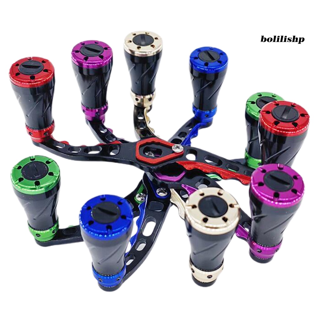 Bo-1 Set Refitted Fishing Rocker Non-slip Grip Nyaman Stabilitas Tinggi Modify Water Drop Reel Rocker Modifikasi Untuk Memancing Di Luar Ruangan