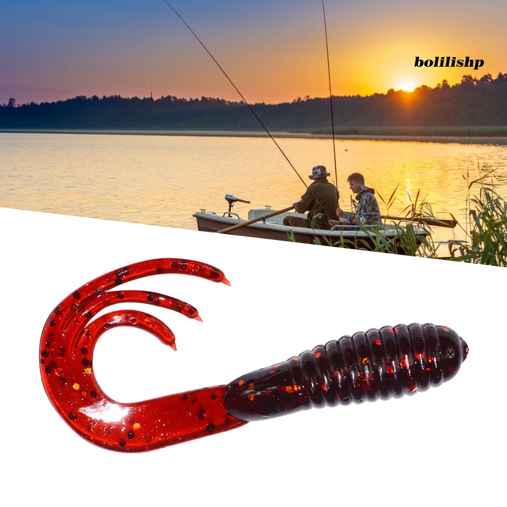 Bo-50pcs 38mm/0.7g Umpan Pancing Bentuk Kreatif Warna Terang Tahan Aus Ultra-Ringan Ukuran Kompak Meningkatkan Tingkat Memancing Lem Lembut Renangbaits Walleye Umpan Pancing