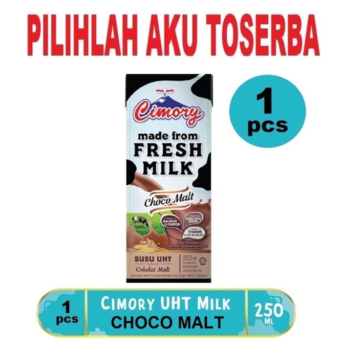 Susu CIMORY CHOCO MALT 250 ml - ( HARGA SATUAN )