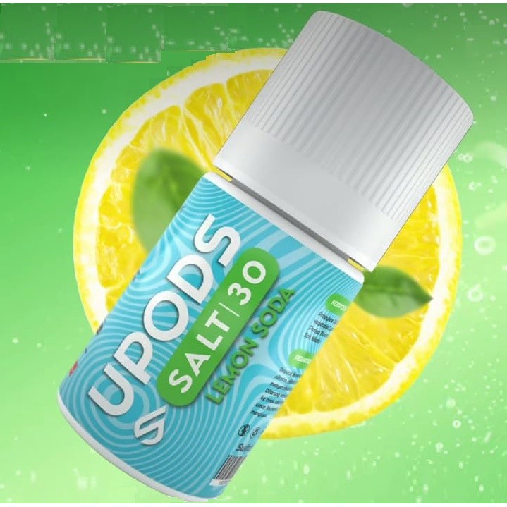 Upods Lemon Soda Salt Nic 30ML by Upods 100% Original