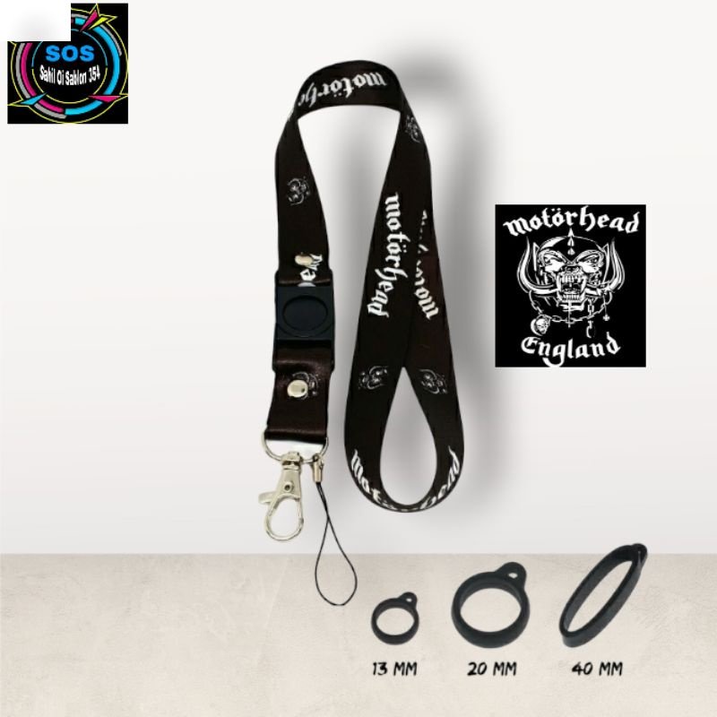 

Tali Lanyard MOTORHEAD BAND METAL GANTUNGAN KUNCI/GANTUNGAN ID CARD/GANTUNGAN POD