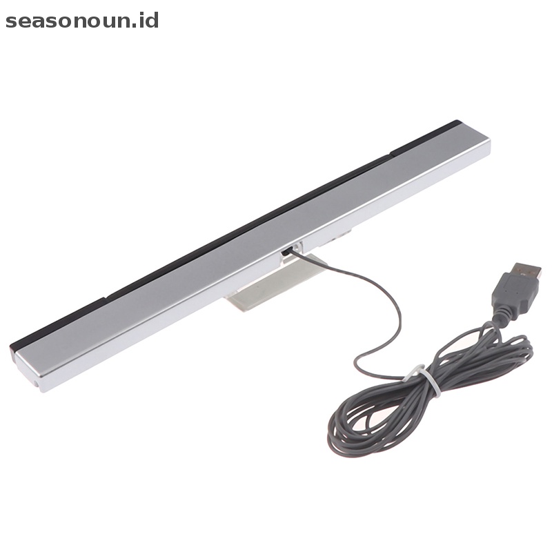 Seasonoun Wii Sensor Bar Wired Receivers IR Signal Ray USB Plug Pengganti Nitendo.