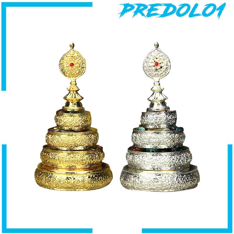 [Predolo1] Mandala Tray Table Centerpieces Ornament Meja Persembahan Mandala Tibet
