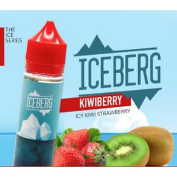 LIQUID FREEBASE  ICEBERG RASA KIWI BERRY 3Mg 60ML Liquid Ice Berg Kiwiberry By hex