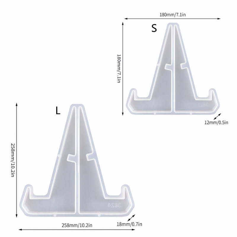 Siy Cetakan Casting Dudukan Piring Silikon Untuk Décoration Plate Stand Mold Rumah