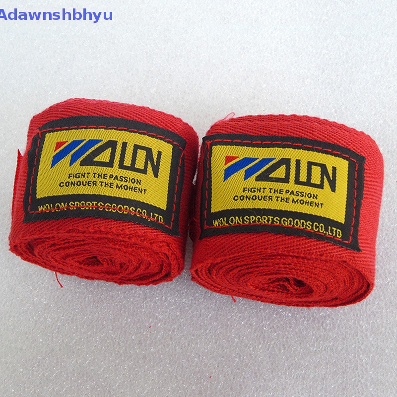 Adhyu 1pasang Katun Tendangan Tinju Lilit Pria Sanda Taekwondo Muay Thai Guantes De Boxeo MMA Tali Pergelangan Tangan Peralatan ID