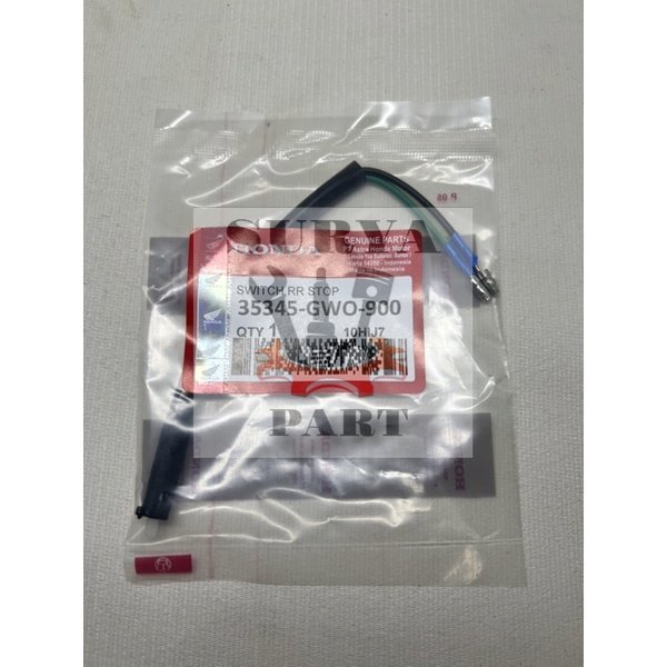 Part Switch rem kiri Beat Vario Switch rem belakang Beat vario