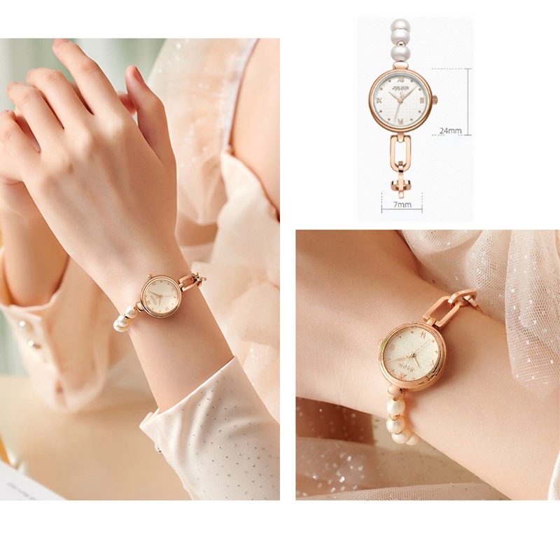 JULIUS JA-1372 Bagsomnia Fashion Mutiara Korea Rantai Gelang Julius Elegant