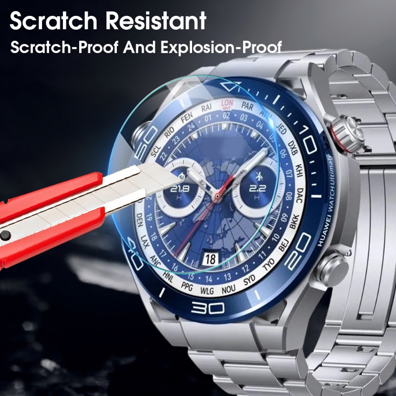 Hd Tempered Glass Film Untuk HUAWE Watch Ultimate/Watch Film Full Screen Anti Gores Film Perlindungan Sidik Jari