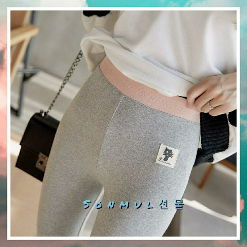 WOMAN WINTER THERMAL LEGGING CATTIE IMPORT CELANA PANJANG WANITA MUSIM DINGIN