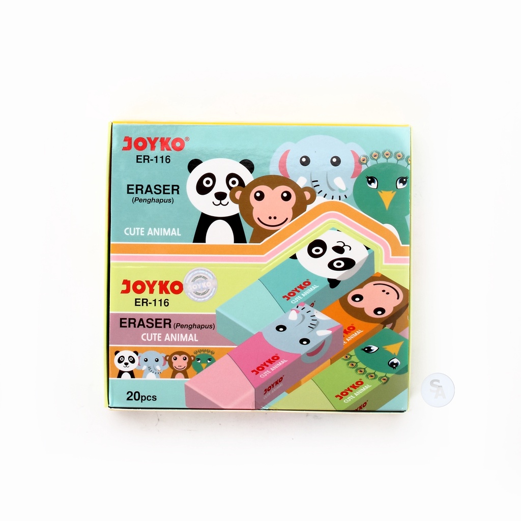 

JOYKO - Eraser ER-116 Cute Animal Eraser - Pcs