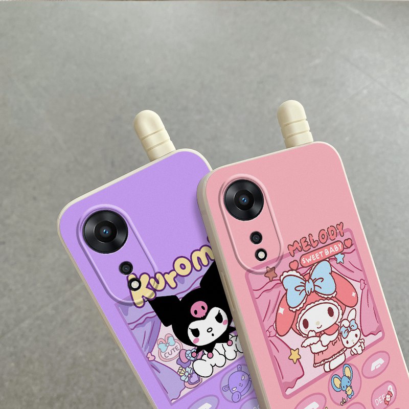 【Phone Style】Kuromi Melody Soft Case HP OPPO A3S C1 A15 A15S A35 2021 A53 A33 A31 A5 A9 2020 F1S F9 Pro F11 A7 A5S A12 A11K A57 A39 A83 A91 A36 A76 A96 A74 A95 A52 A92 A54 A93 A94