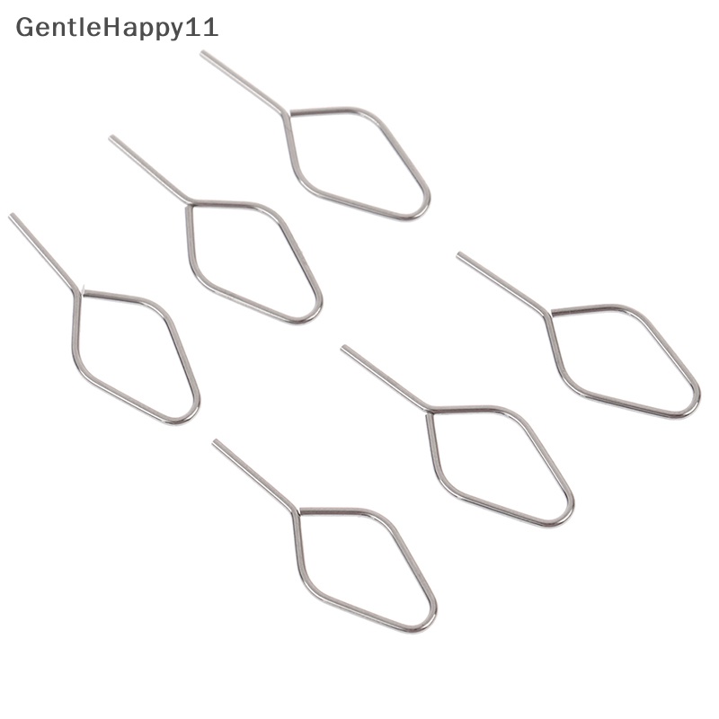 Gentlehappy 10PCS Universal Metal Phone Sim Card Tray Pin Eject Removal Tools Opener id