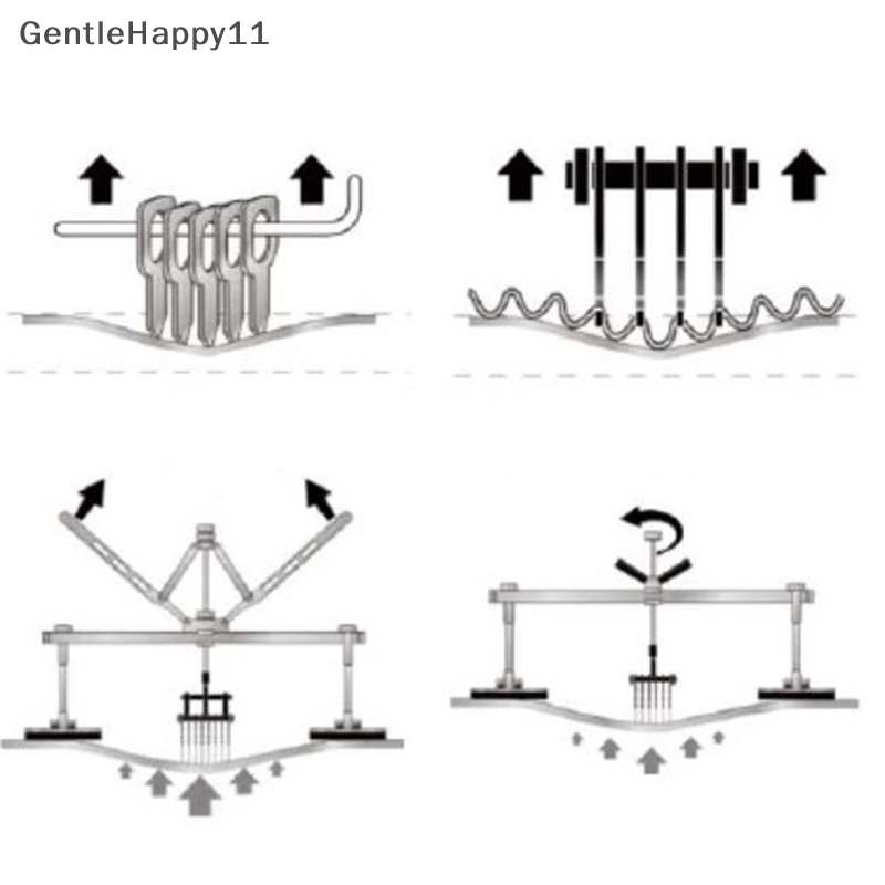 Gentlehappy Car Body 6jari Penyok Reparasi Puller Claw Hook Untuk Alat Palu Slide 16mm Thread id