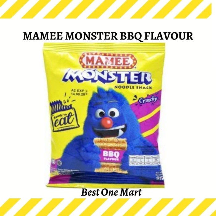 

[MS] MAMEE Monster Noodle Snack BBQ Flavour / Mie Kremes Rasa BBQ