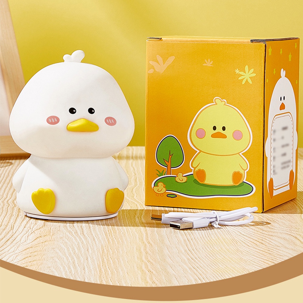 bebek kecil Home Lampu Tidur Touch Warna-Warni Lampu Tidur Bentuk Original Dimmer Kado Hadiah Lucu