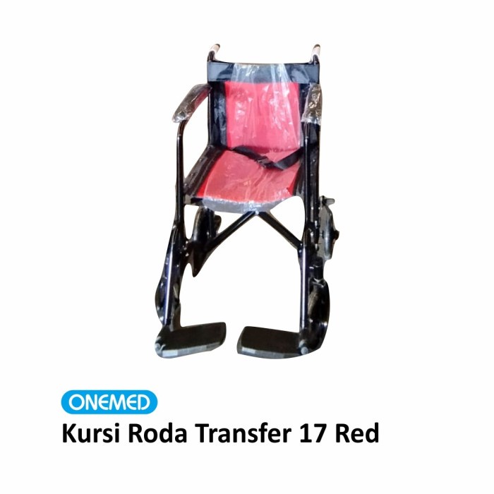 Kursi Roda Transfer 17 Merah Onemed OJ2