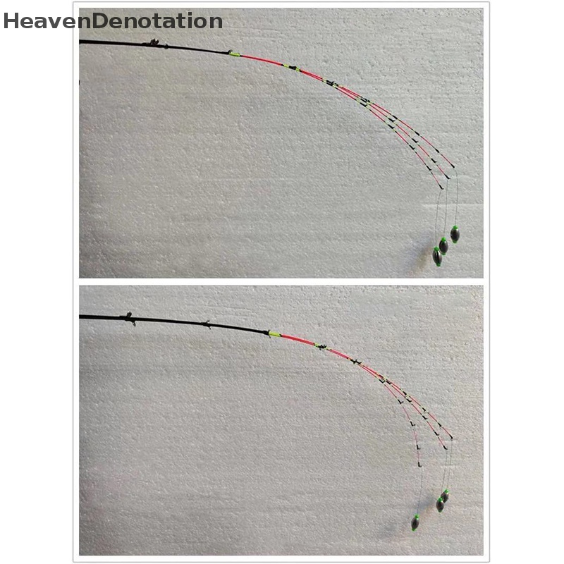 [HeavenDenotation] 55 cm Kaca fiberTitanium Alloy Ujung Rakit Perbaikan Refit Pengganti Malam Memancing Fleksibel Rod Tip Fishing Tackle Tiang Aksesoris HDV