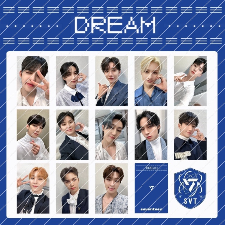 13pcs/set SEVENTEEN Album FML DREAM Photocards Power of Love Kartu Lomo CARAT LAND ID CARD Kpop Postcards Koleksi Spesial