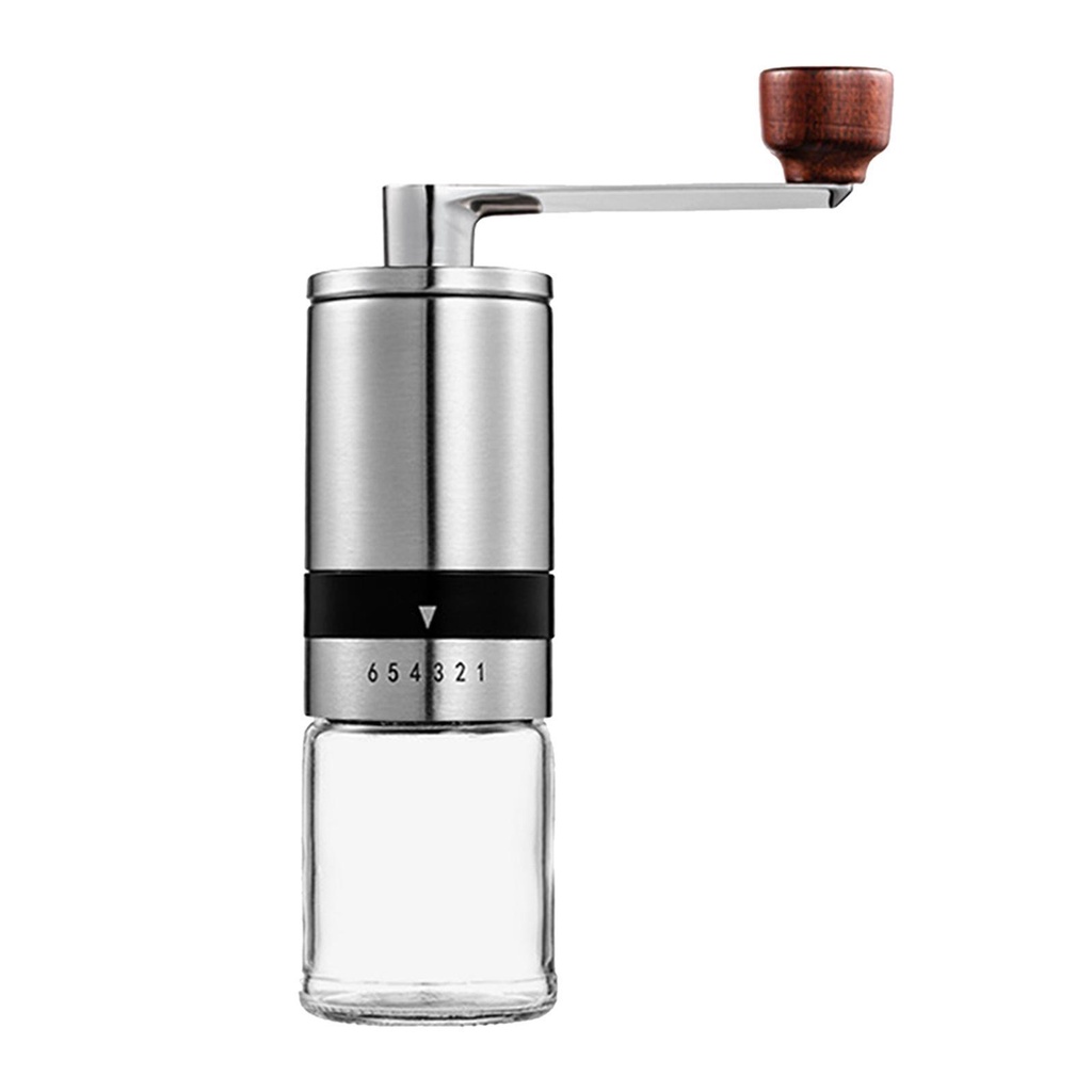 1pc Portable Hand Manual Stainless Steel Coffee Grinder Mesin Lepas Pasang