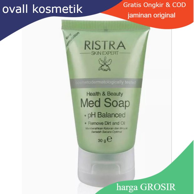 Ristra scrub cream/ristra skinexpert platinum/ ristra acne cream [rijek kemasan]