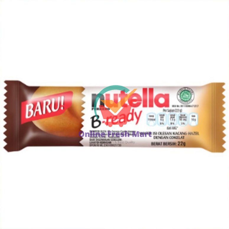 

22g - nutella B-ready Wafer Hazelnut Cokelat baru - Online Fresh Mart Denpasar