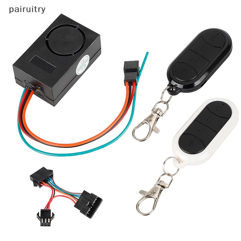 Prt 1Pc Skuter Listrik Anti Maling Tahan Lama Outdoor Remote Control Alarm Anti Maling PRT